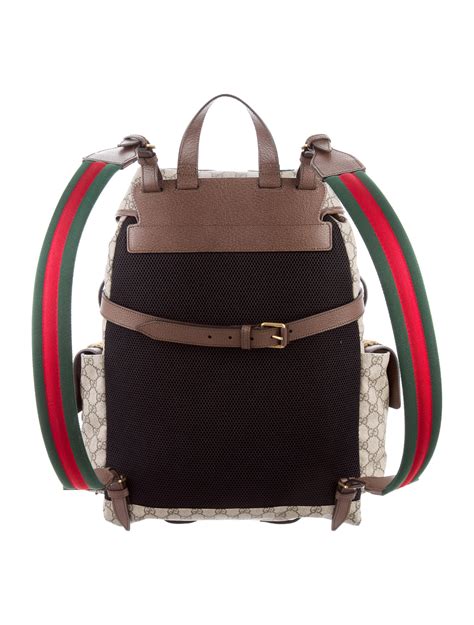 gucci supreme gg backpack|authentic gucci backpack.